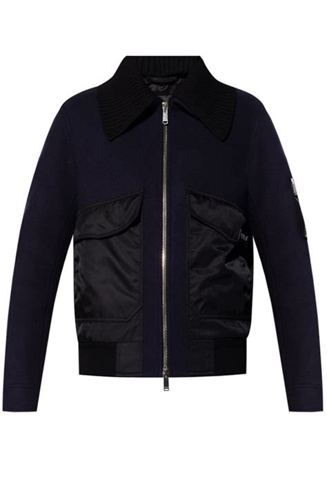 versace navy blue jacket|Versace jackets cheap.